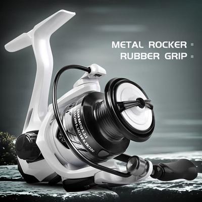 Hochleistungs-Spinnrolle Ultraleichte Metallrolle Austauschbare Kurbel Langlebig und korrosionsbeständig Geeignet für Angler aller Niveaus