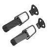 Pair Car Bumpers Trunk Hatch Lid Quick Release Fasteners Hook Lock Clips Auto Truck Exterior AccessoriesCarbon Fiber S