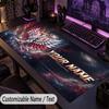 Custom Text Big Mousepad, Extended Desk Pad For Laptop Work GamePoland Football