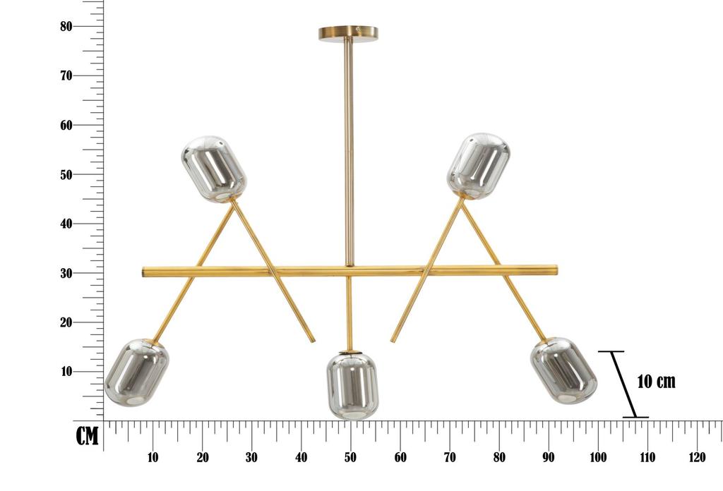 Ceiling Lamp Glam Galaxy Cm 100X10X80