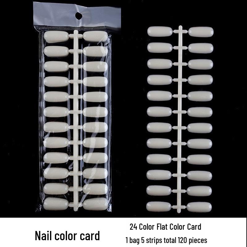 120-Color Gel Polish Display Book with Dustproof Embedded Design