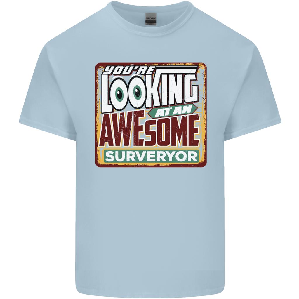 Youre Looking At an Awesome Surveyor Unisexs Light Cotton TShirt