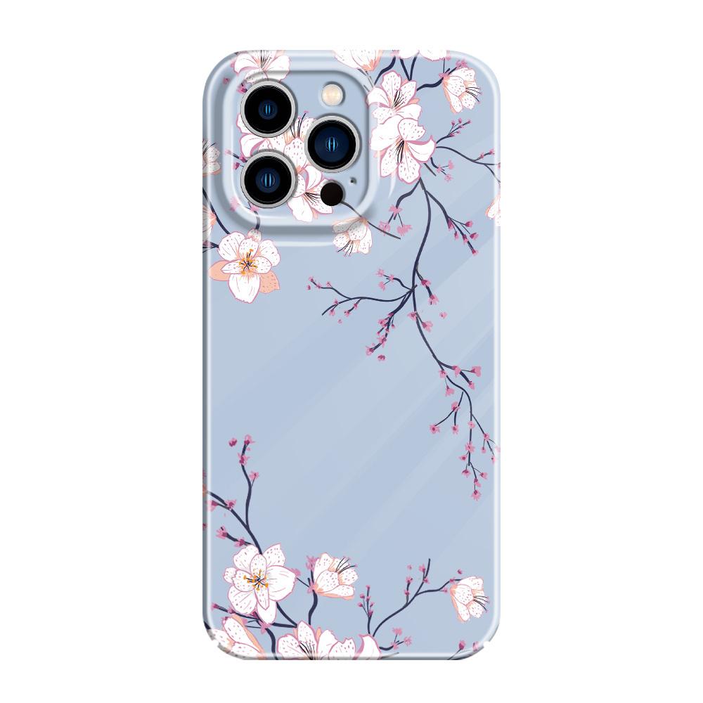 Fallen Plum Blossoms Phone Case For iPhone 13 12 11 7 8 6 6S Plus Pro Max Mini X XS XR SE 2020 2022 Film Hard Cover