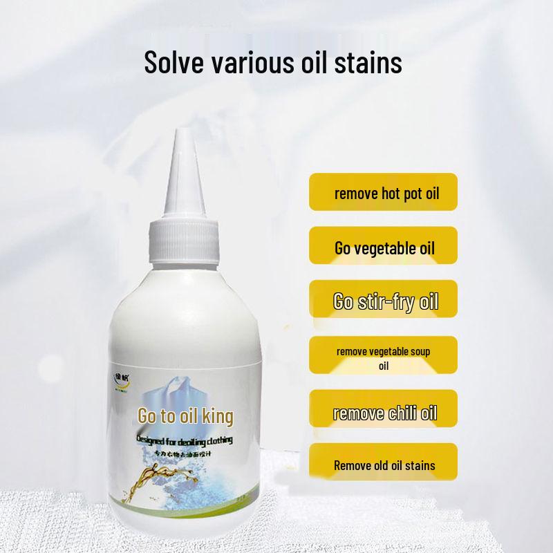 No-Rinse King Degreaser: Stain Remover for White Clothes & Oil Stains