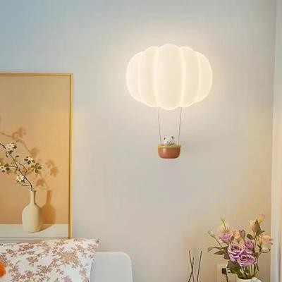 Children's Room LED Wall Light Hot Air Balloon Bear Light Romantic and Warm Girl Boy Bedroom Bedside Room Decoration Night Light