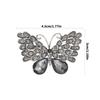 Elegant Vintage Butterfly Brooch With Rhinestones Accent For Women Fashion Animal Badge Wedding Party Accessory