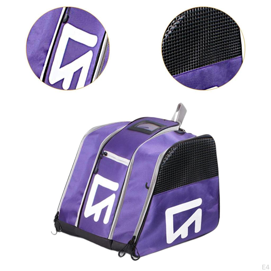 Ice Skate Bag Skating Backpack Large Capacity Multifunction Roller Storage for