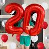 Weiß Rote Luftballons Girlande Metall Silber Konfetti Luftballonbogen Set Weihnachten Geburtstagsparty Hochzeit Babyparty Dekoration Globos