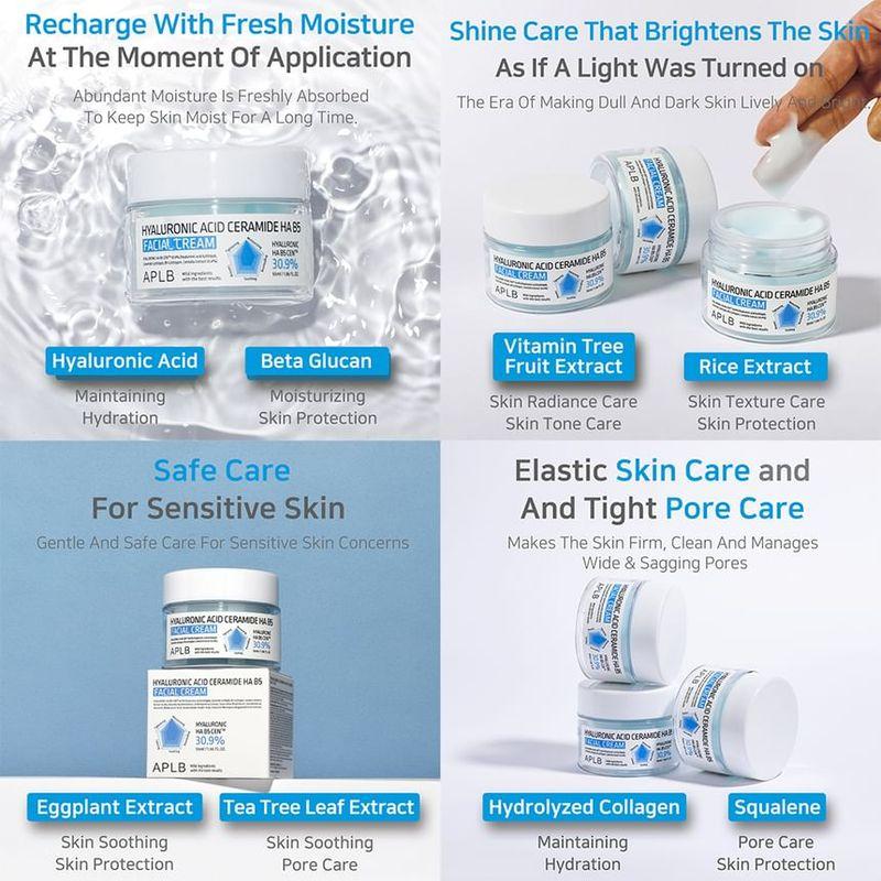 APLB Hyaluronic Acid Ceramide HA B5 Facial Cream