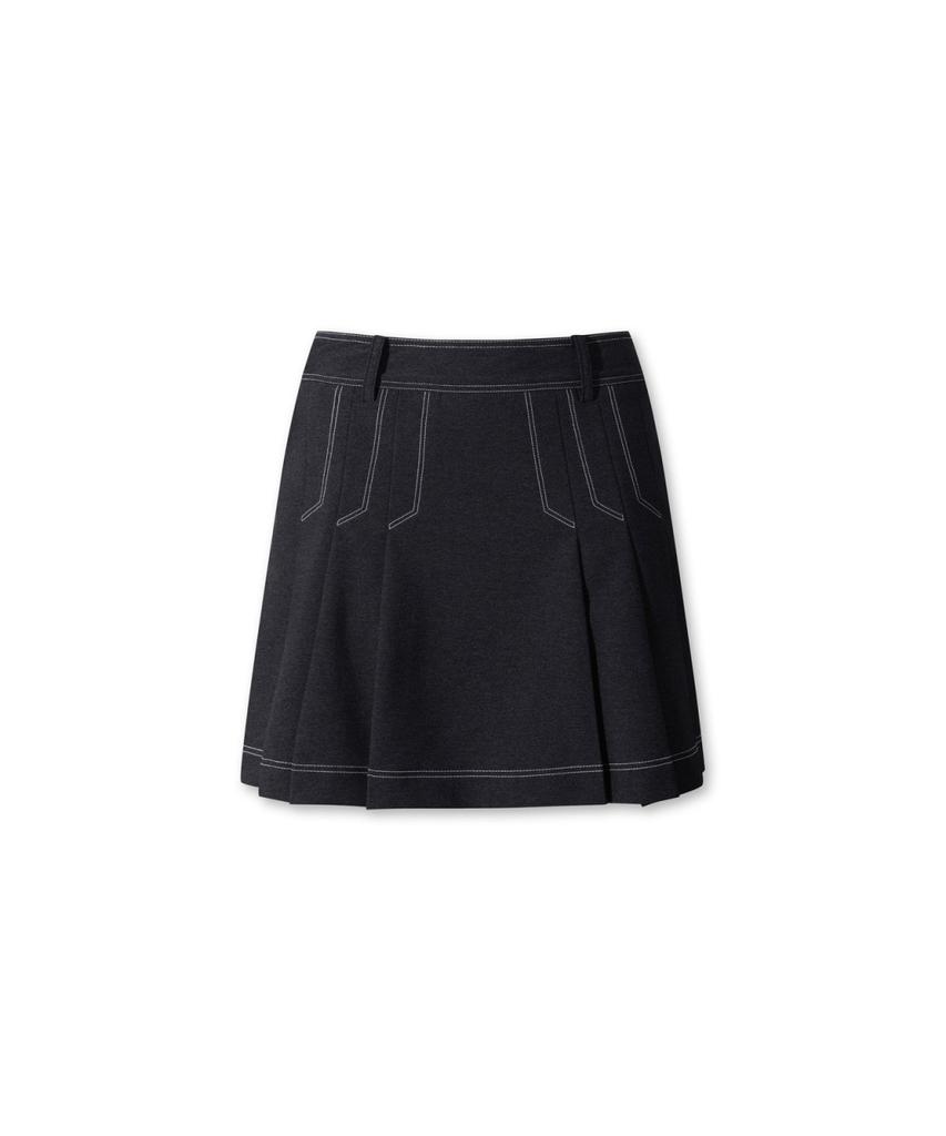WAAC Denim-Like Pleats Skort Wwkcs26102Nyd
