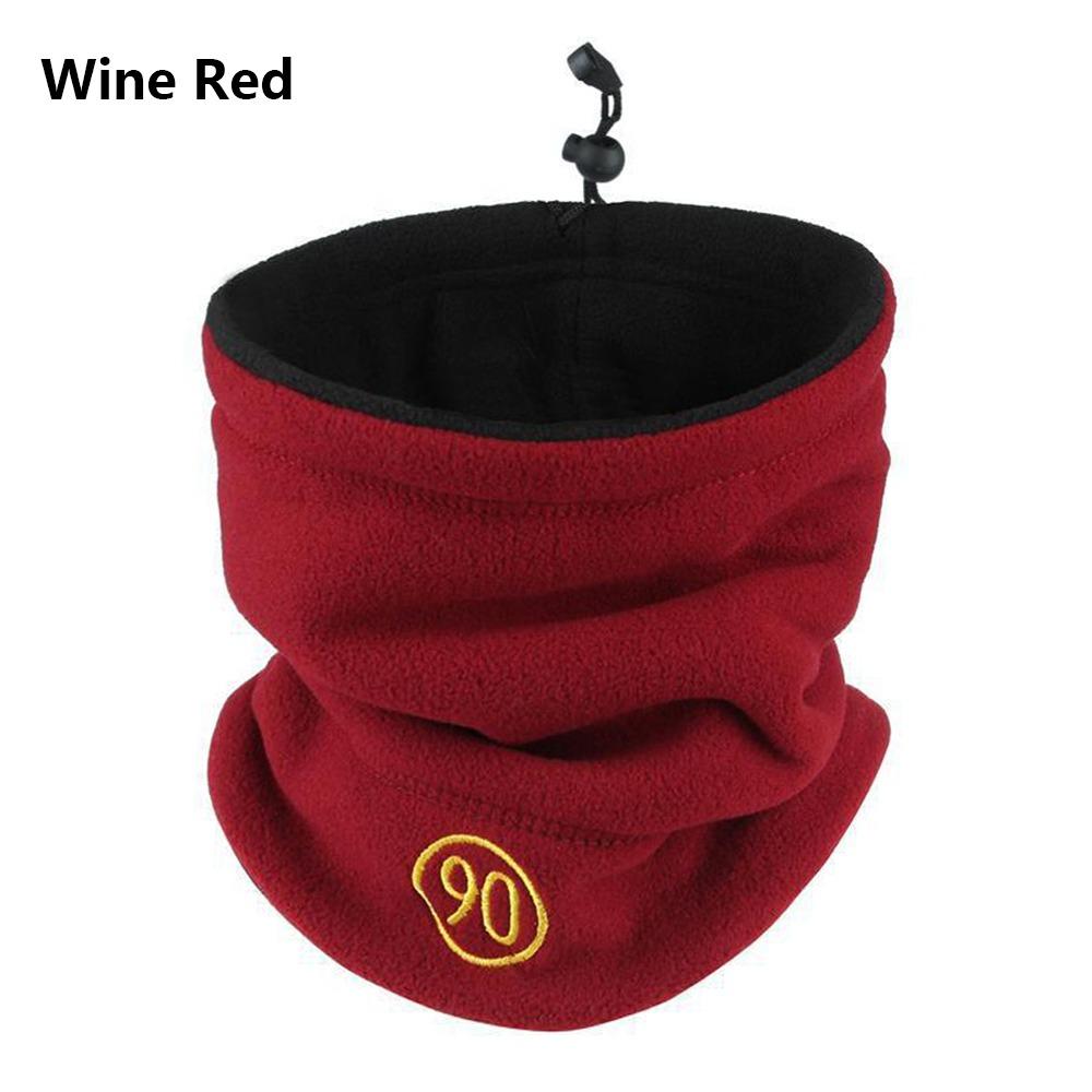 Fleece Winter Outdoor Sports Scarves Tube Design Half Face Cover Ski Tube Scarf Cold Weather