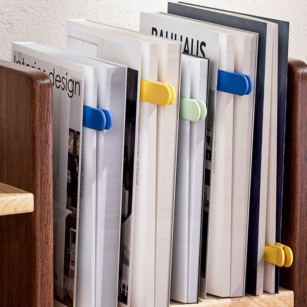 Pagination Mark Reading Bookmark Duckbill Clip Book Clip Silicone Bookmark  School Supplies