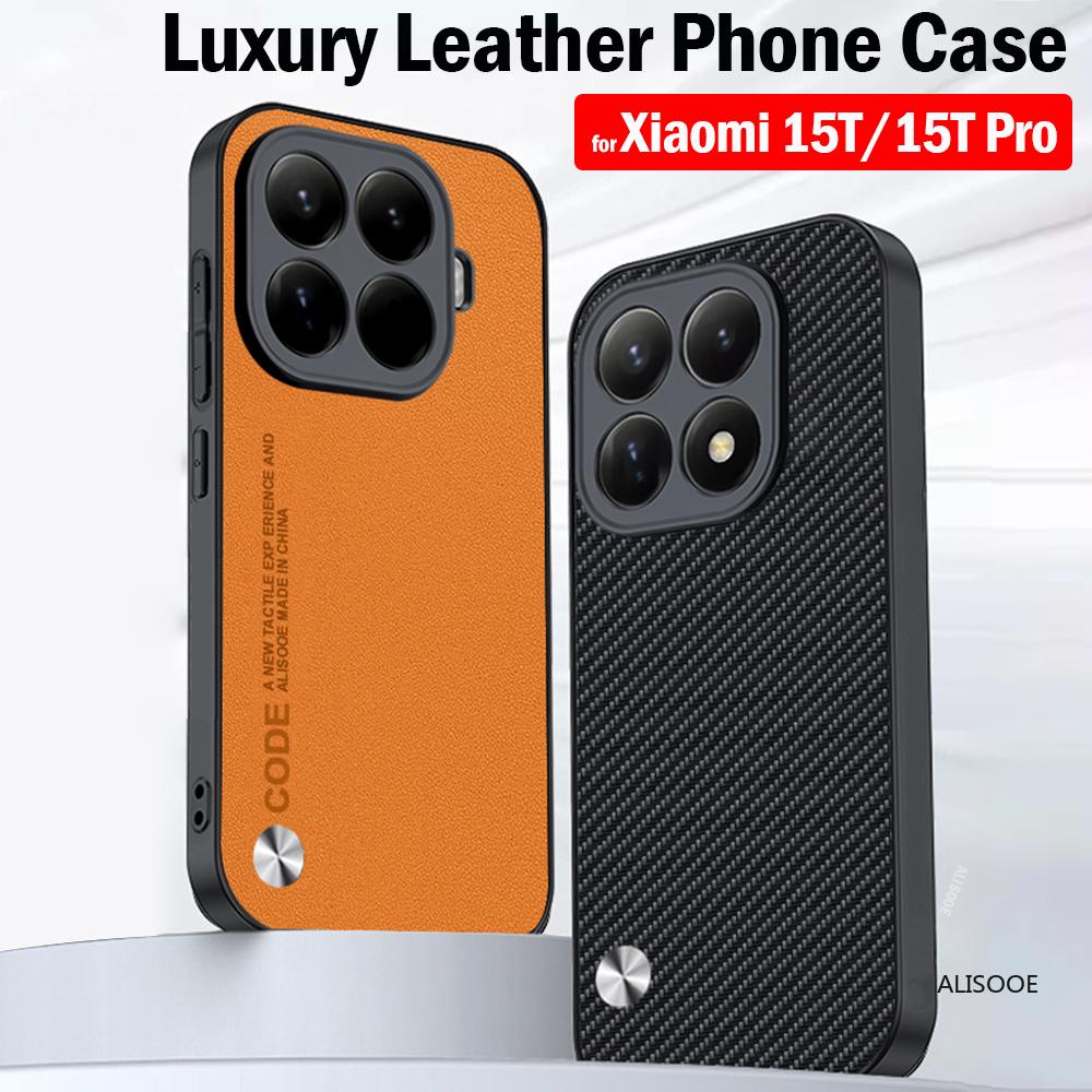 Leather Funda for Xiaomi 15T Pro Case for Xiaomi Mi 15T Cover Fashion PU Leather Hard Plastic Full Protection Phone Capa