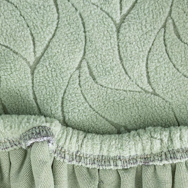 1PC Jacquard Circular Backrest Chair Cover Elastic Dustproof Dining Chair Cover Office Chair Seat Cover Home Decoration