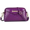 New Small Satchel Mini Printed Mobile Phone Shoulder Oblique Span Bag Letter Casual Multi-layer Wrist Plaid Change Bag