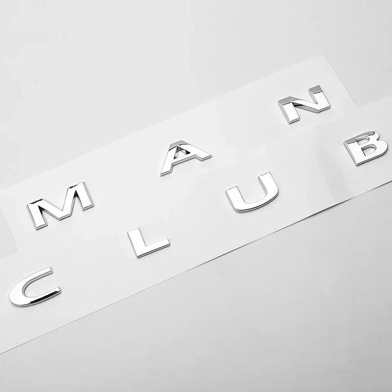 

3D ABS Clubman Logo Автомобильный задний багажник багажника эмблема значок наклейка Silver