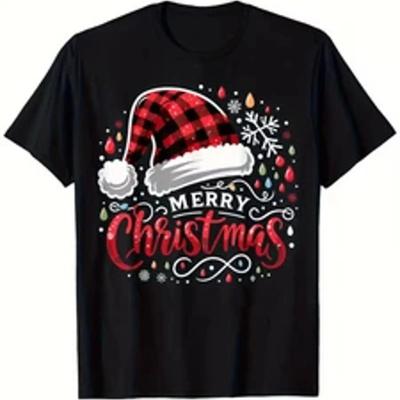 Unisexs Funny Christmas T Shirt 100 Crew Neck Humorous Merry Xmas Vintage Casual Top For Everyday Wear Versatile Soft