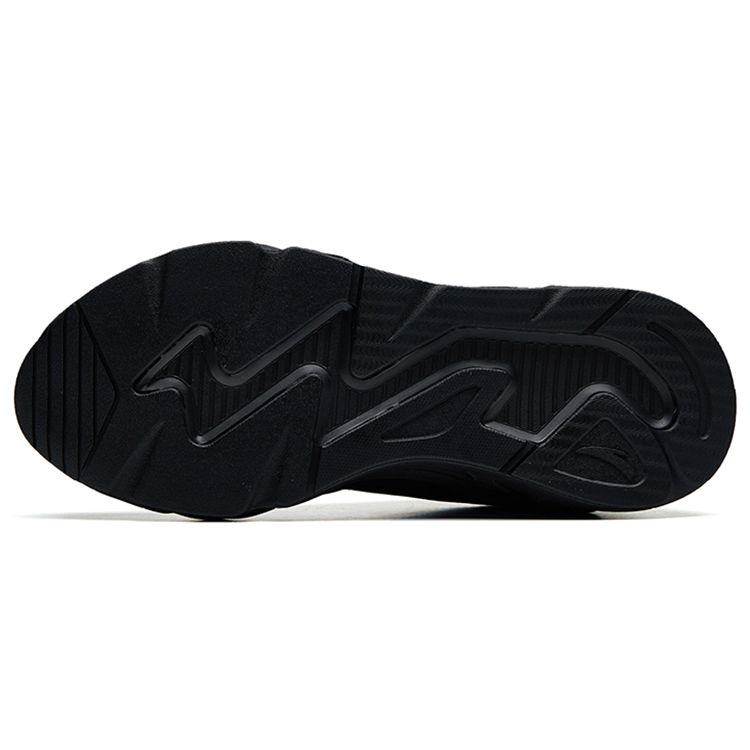 Anta Thick Sole Soft Bottom Lightweight Low Top Sports Casual Shoes Women sneaker Black 922238865-4