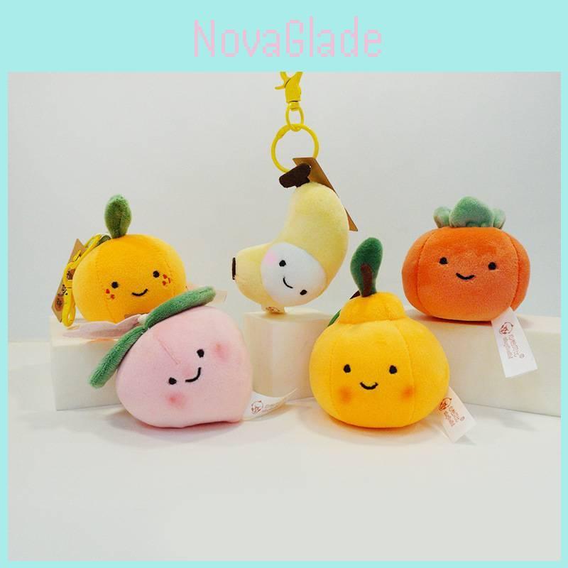 Cute Apple Plush Doll Keychain In Short Plush Ideal For Stylish Youth Backpack