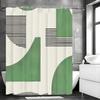 Irregular Geometric Line Modern Simple Shower Curtain, Bathroom Decorative Shower Curtain, Waterproof Shower Curtain with Hooks