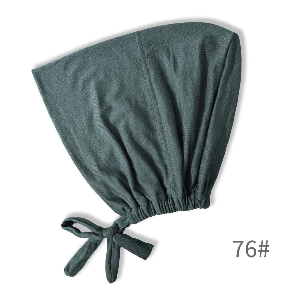 Premium Mercerized Cotton Adjustable Elastic Hair Cover Cap