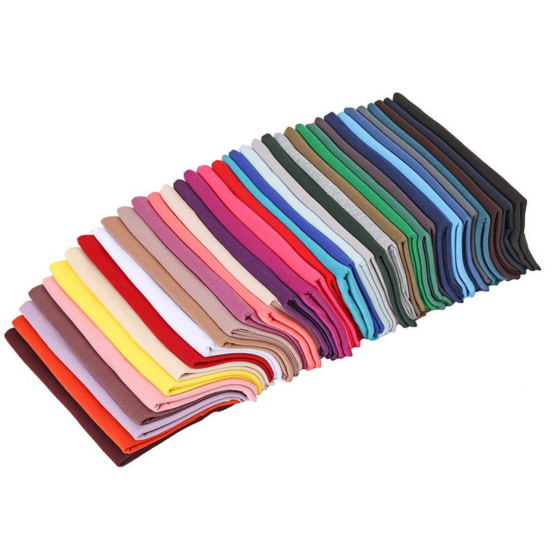 Nuovo Hijab in Jersey di Cotone Modal 43 Colori Sciarpa per Donne Musulmane Sciarpa Hijab Lisci Copricapo Donna Africana Turbante Ramadan
