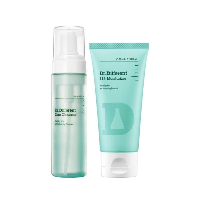Zero Cleanser Oily 200ml + 113 Moisturizer 100ml