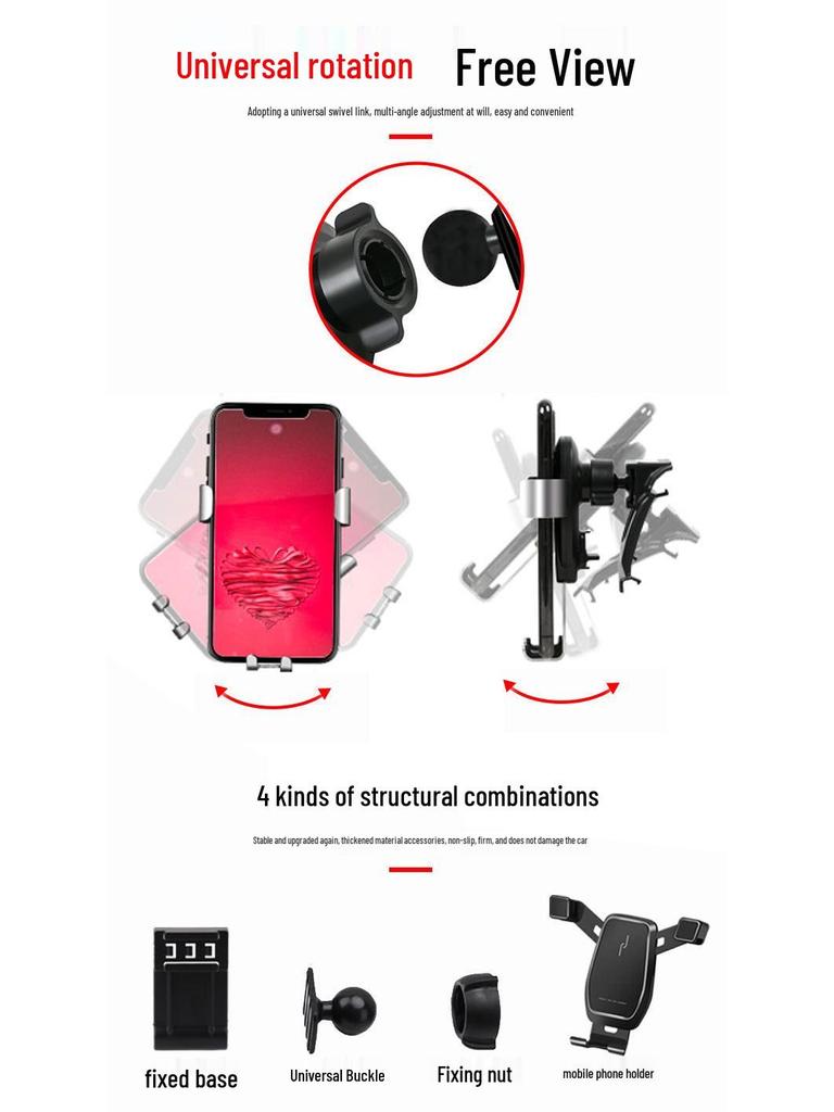 Wireless Charging Phone Holder for 20-22 Buick Avenir 653T