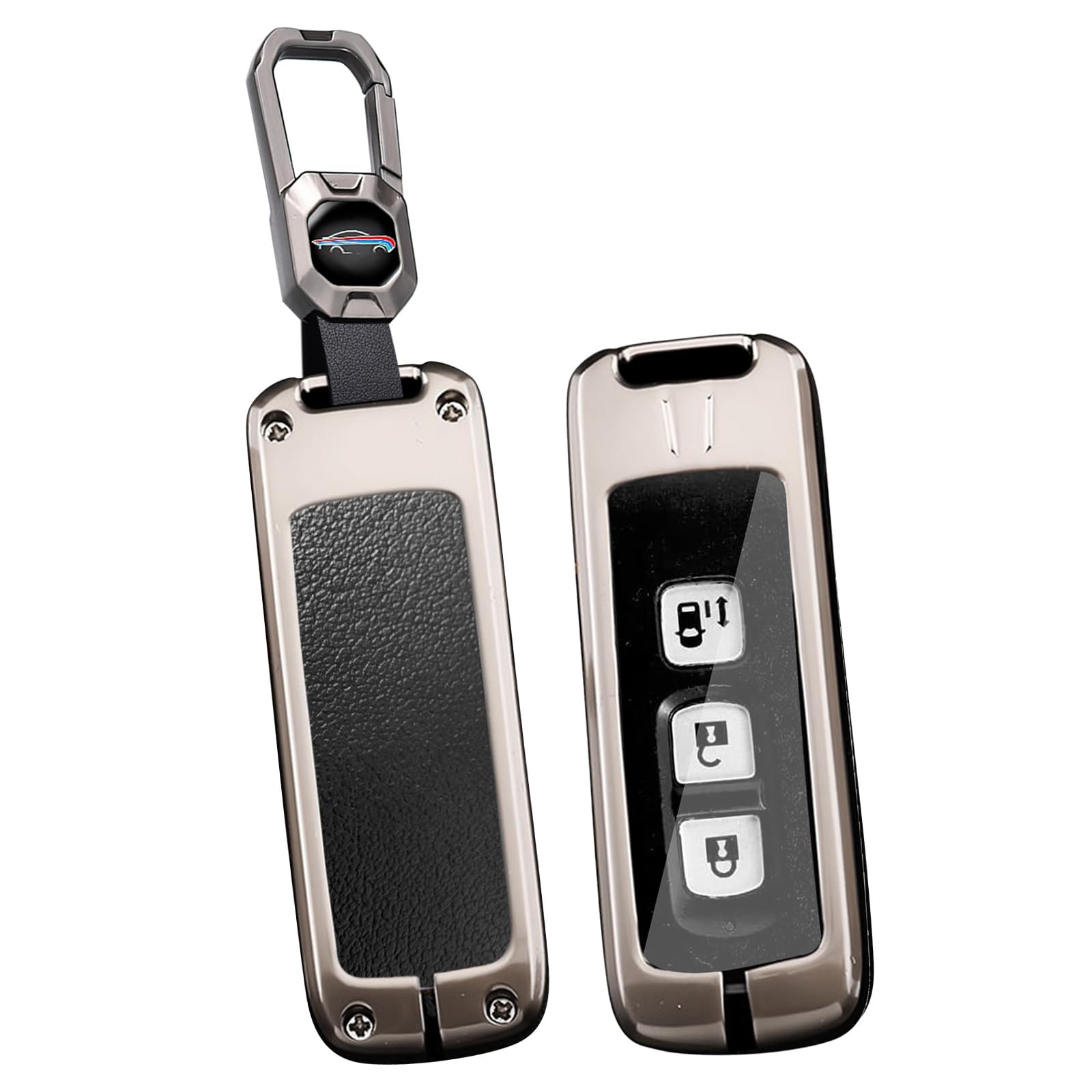 [ontto] Honda Key Case Key Cover Key Holder Zinc Alloy M чёрный