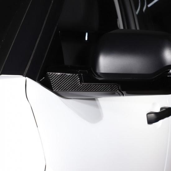 Carbon Fiber Side Door Rearview Mirror Trim Cover for Toyota Tundra -23