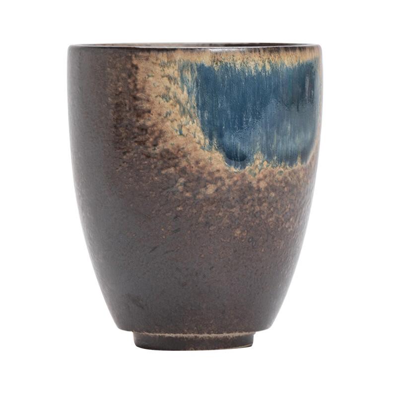 OLOEY Retro Kiln-Glazed Ceramic Latte Art Coffee Mug