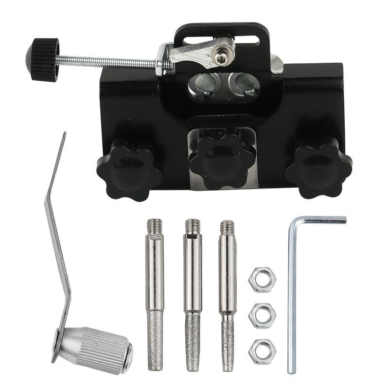 Portable Chain Saw Sharpeners Chainsaw Chain Sharpening Kit Woodworking with Grinding Stones Electric Chainsaw Grinder Tool