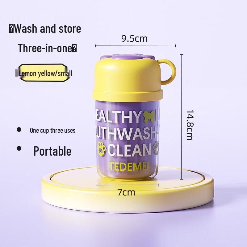 LIEI Portable 3-in-1 Travel Wash Cup