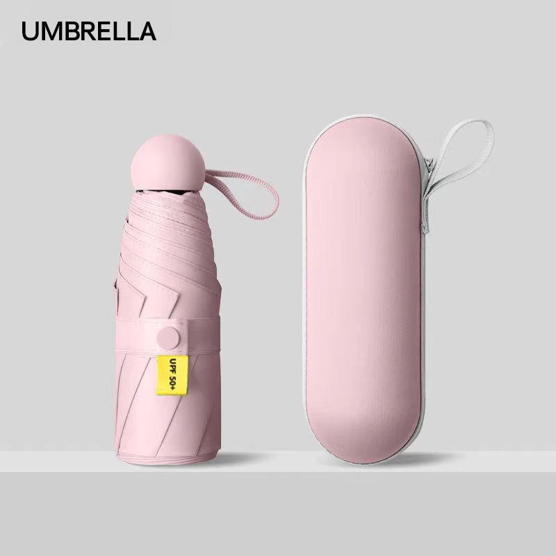 5-Fold Ultra-Light Black Glue UV Protection Customizable Parasol Umbrella