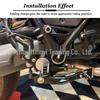 Aluminum Alloy Anti-Slip Foot Pegs & Brake Lever for BMW R NINE T Racer