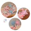 Snowflake Hair Clip Christmas Barrette Sweet Christmas Flat Clip Hairpin Christmas Elegant Hair Clip for Bunches