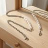 Crossbody Bag Strap Versatile Pearl Purse Chain with Crab Clasp Luxurious