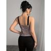 Fashion Style Retro Plaid Camisole Fashion Elegance Button French Style Silm Tops Camisole Top
