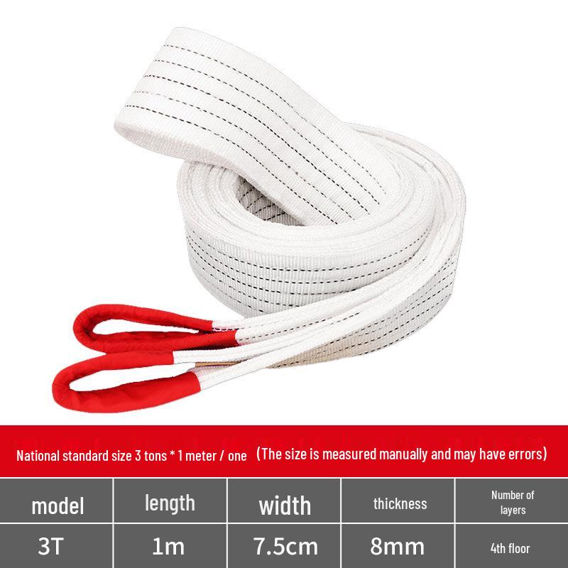 Chenghua Juli National Standard Flat Lifting Sling - 2T 3T 5T Overhead Crane Tow Rope Industrial Sling