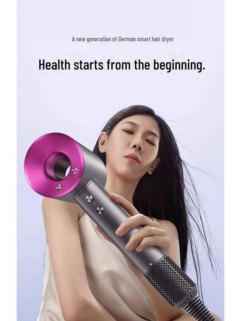 High-Speed Leafless Hair Dryer with Negative Ion Technology for Home Salon Care