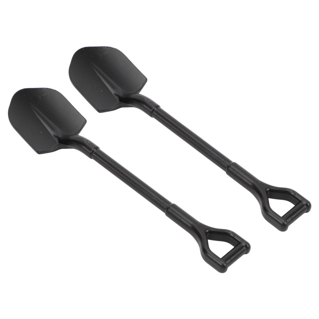 2pcs Shovel Simulation Accessories Decoration RC Shovel Tools for 110 124 118 RC Crawler Car