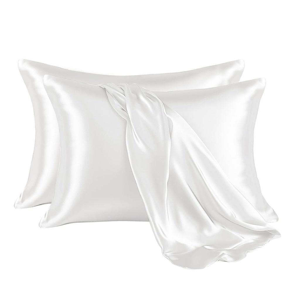 Soft Breathable Satin Pillow Cases Moisture-Wicking Silk Pillow Case Satin Pillowcase For Sleeping