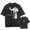 2026 Anime Jujutsu Kaisen Fushiguro Toji Printed T‑shirt Men's and Women's Washed T‑shirt High Quality Oversized Casual Streetwear Summer Graphic Tops
