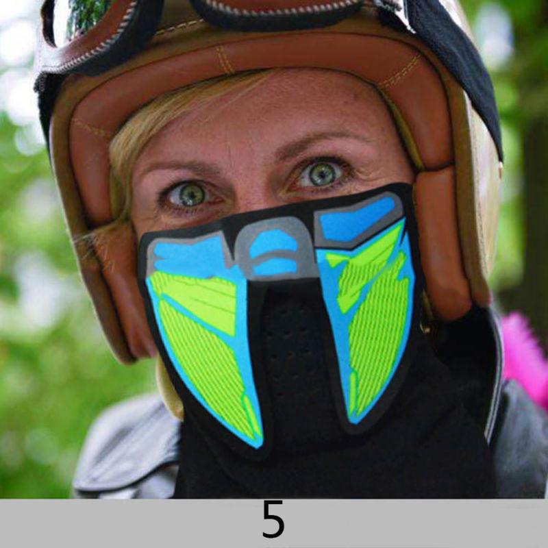 El Led Draad Halloween Pasen Rave Masker Lichtgevend Kostuum Masker Paas Decoraties