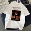Freddie Mercury Queen Band T Shirts Women 90's Graphic Rock Top Tees Female Harajuku Vintage T-shirt Fashion Streetwear Tshirt