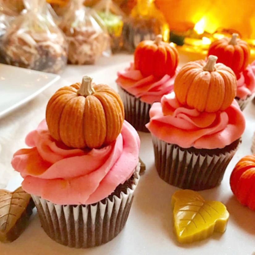 Halloweenská dýně Silikonová cukrářská forma Pryskyřičné nástroje Forma na pečení muffinů Nástroje na zdobení fondánových dortů