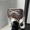 Yogodlns Neue Mode Unterarm Taschen Trendy Leopard Print Schulter Tasche Geldbörse PU Leder Umhängetasche Messenger Bag Frauen