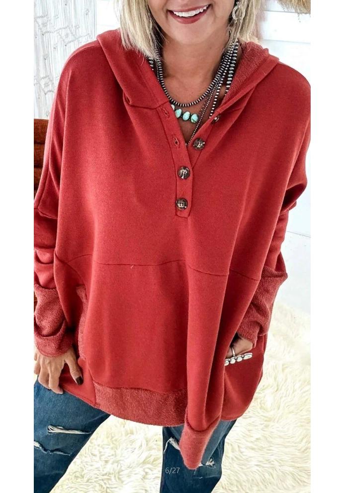 2025 New Style Women's Loose Hooded Sweatshirt for Autumn/Winter