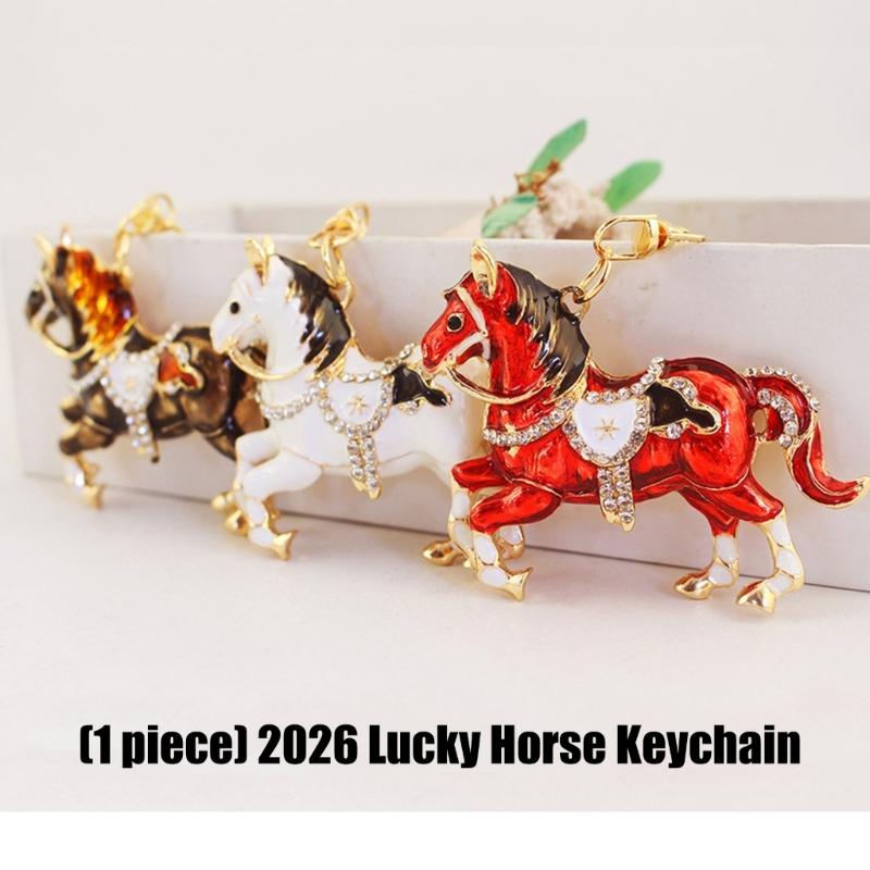 Alloy Horse Charm Keychain Bag Hanging Decoration With Unique Animal Design For Fashionable Accessory And Gift Giving
