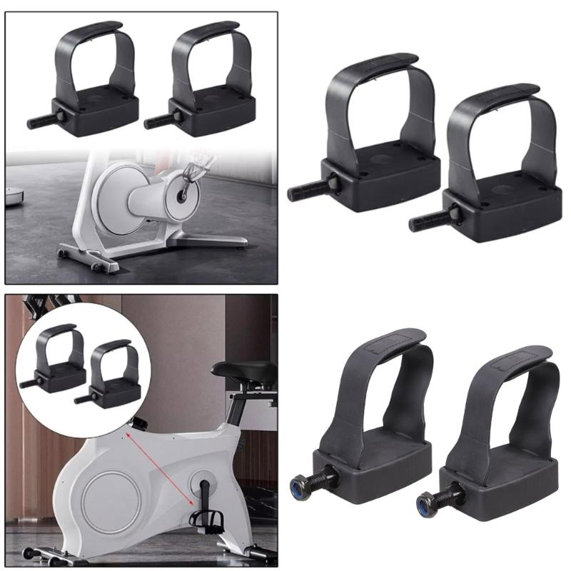 Stationary Recumbent Bike Pedals Indoor Exercycle Bike Pedals With Strap for Homes/Office Workout Recumbent Bicycles